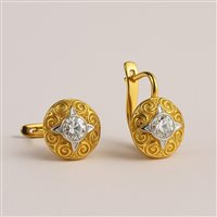 Boucles d'oreilles Idee Preziose dal 1987 Femme in Or jaune Zircone IP.OK18M/21 - IP.OK18M/21